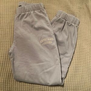 brandy melville light blue sweatpants